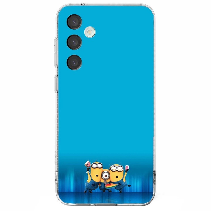 Husa telefon compatibila cu Samsung Galaxy A26, Viceversa, model Minion party, Silicon, TPU