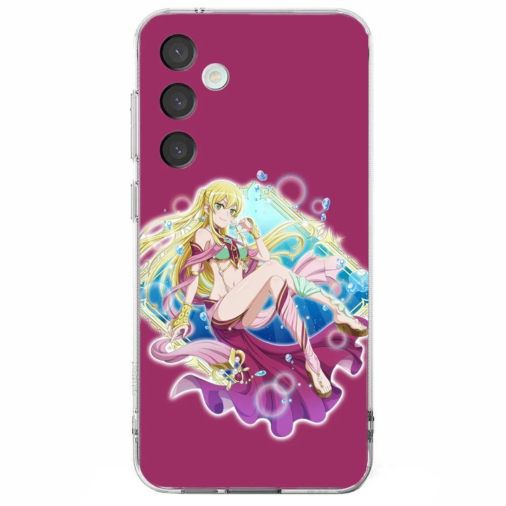Husa telefon compatibila cu Samsung Galaxy S25, Viceversa, model Party goddes Aphrodite DanMachi, Silicon, TPU