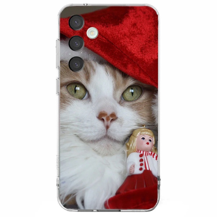 Husa telefon compatibila cu Samsung Galaxy S24 FE, Viceversa, model Ready for Christmas, Silicon, TPU