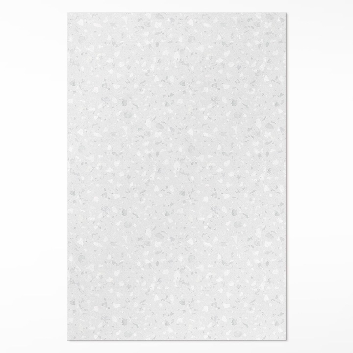 Covor interior din vinil, Wallfluent, Piatra stralucitoare, Gri, 60 x 90 cm, 010260360570000033443