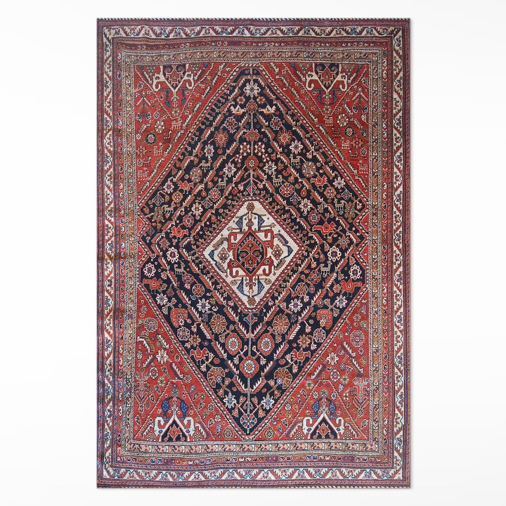 Covor de vinil acasa, Wallfluent, Turca clasica, Bordeaux, 150 x 225 cm, 010260360300000033272