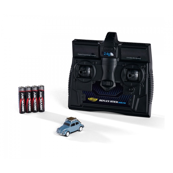 RC autó Volkswagen Beetle Wintersport, 1:87, LED, komplett készlet
