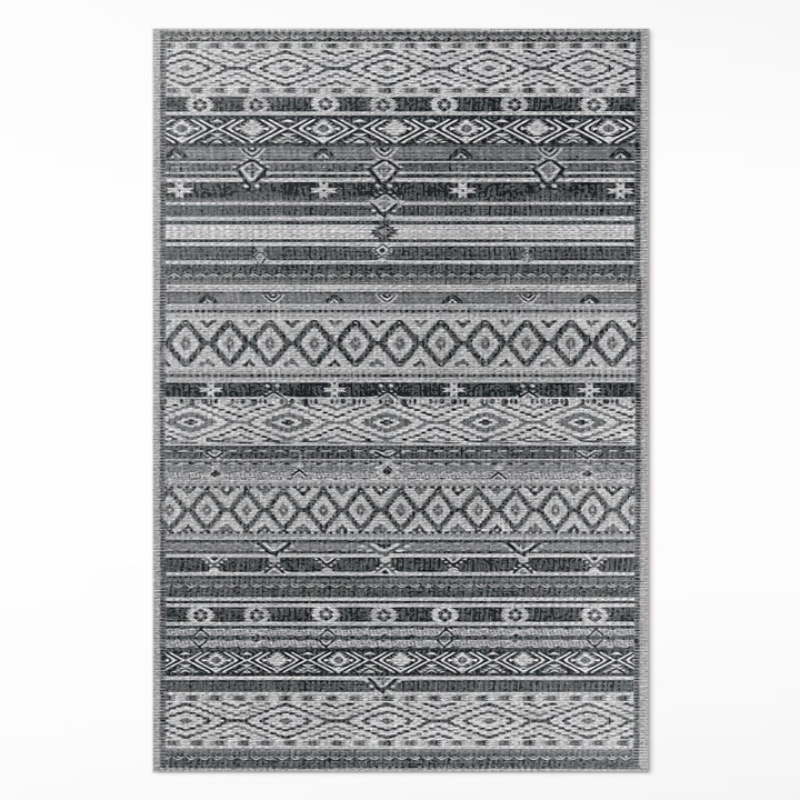 Covor interior din vinil, Wallfluent, Textura, Gri, 150 x 225 cm, 010260360300000020051