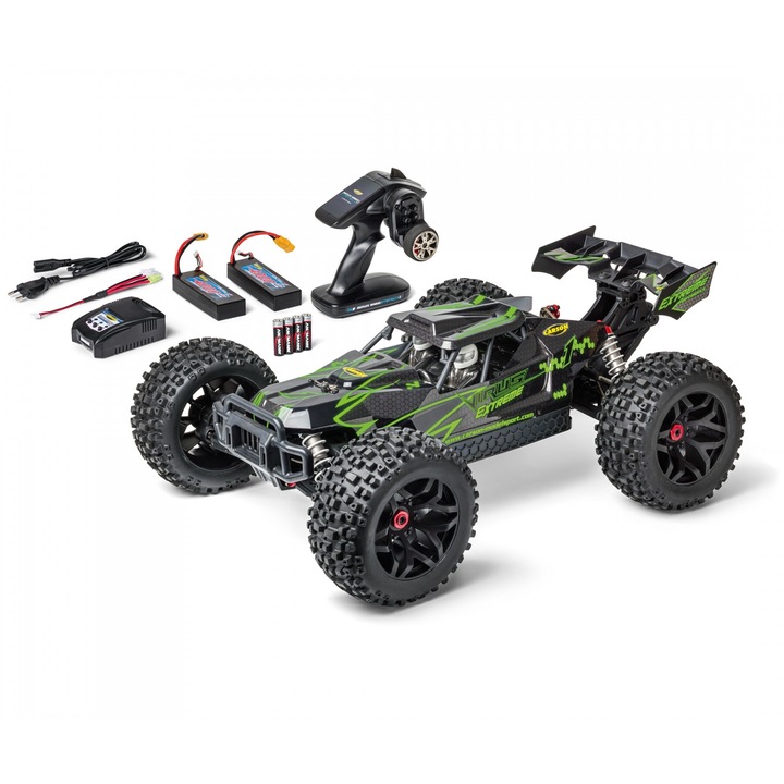Buggy RC Tamiya Virus Extreme 1:8, 4WD, 70 km/h, 600x430x242mm, set complet