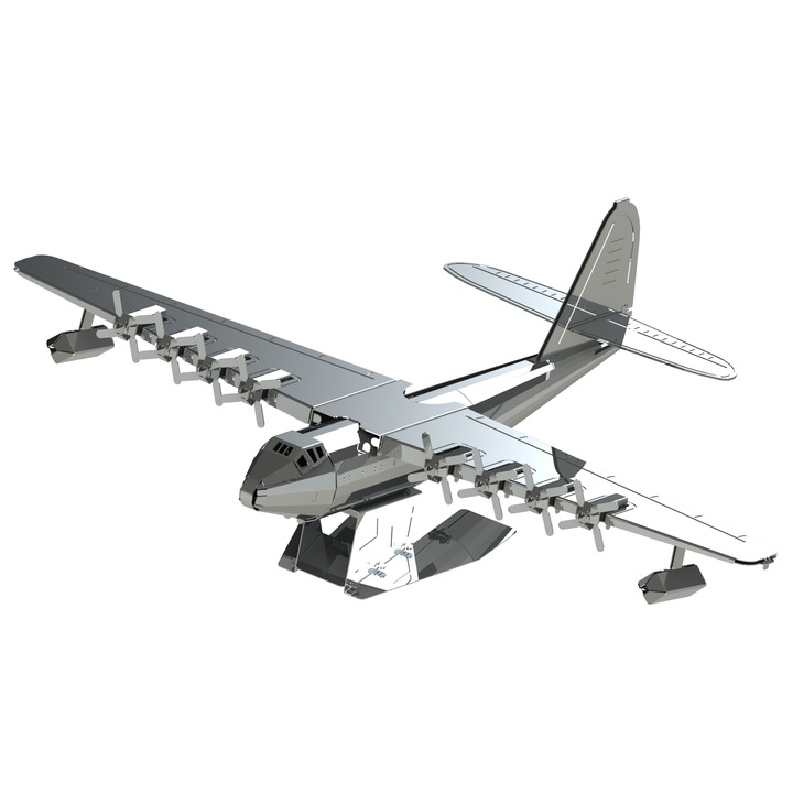 Метален комплект за строителство Metal Time Deluxe - Самолет от смърчова гъска 4820230261592