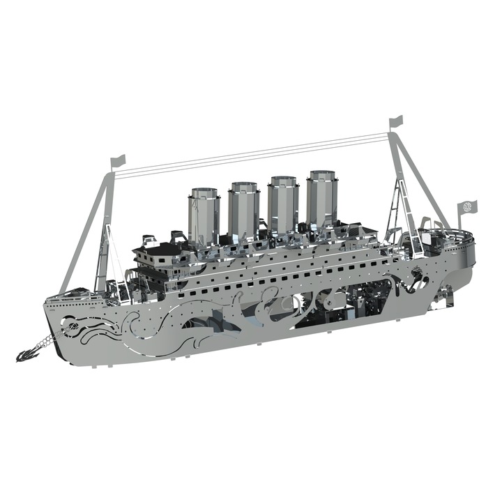 Kit de constructie din otel de lux Metal Time pierdut pe mare 4820230260878