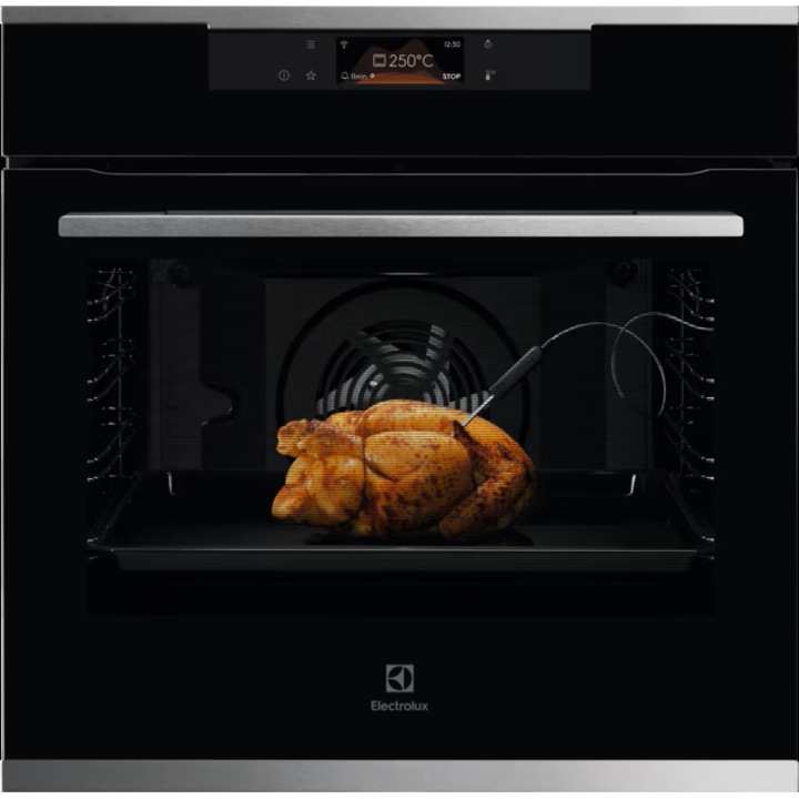 Фурна за вграждане Electrolux KOEBP39WX, Електрическа, Клас A+, 72 л, Вентилатор, Черен Грил