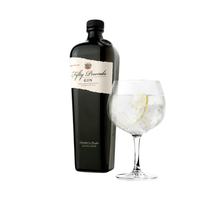 London Dry Gin Fifty Pounds, 43.5%, 0.7L