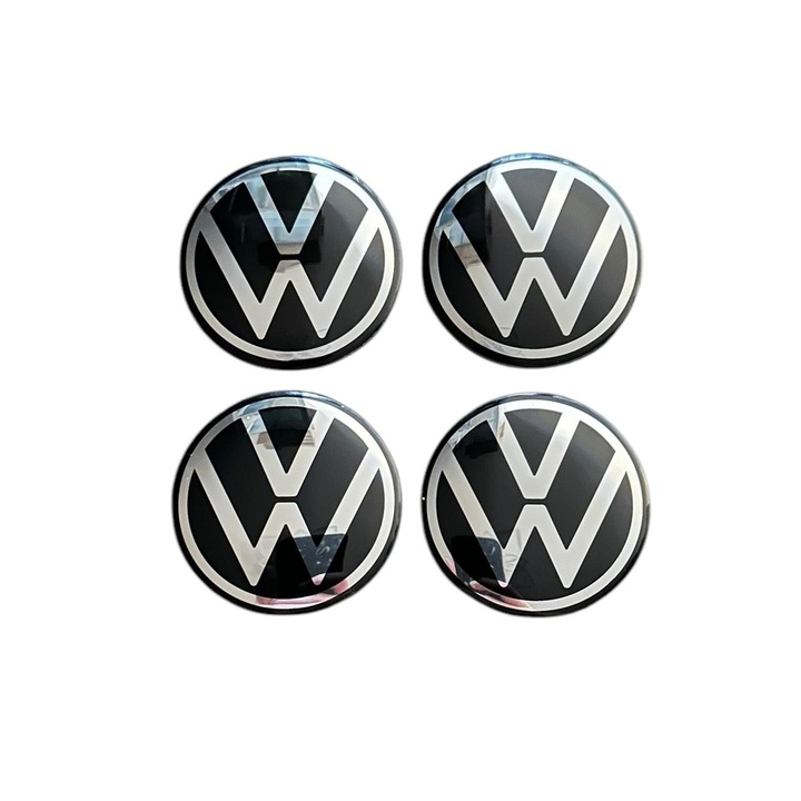 Set 4 capace roti 56mm Volkswagen model nou compatibil/inlocuitor janta aliaj