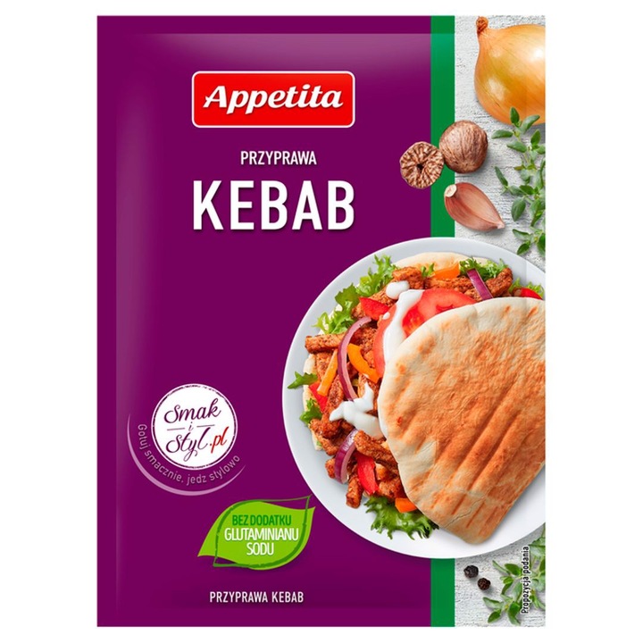 Condimente pentru kebab Appetita, 20g