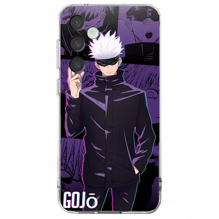 Калъф за телефон, съвместим с модел Samsung Galaxy A36, Viceversa, Satoru Gojo Jujutsu Kaisen, силикон, TPU