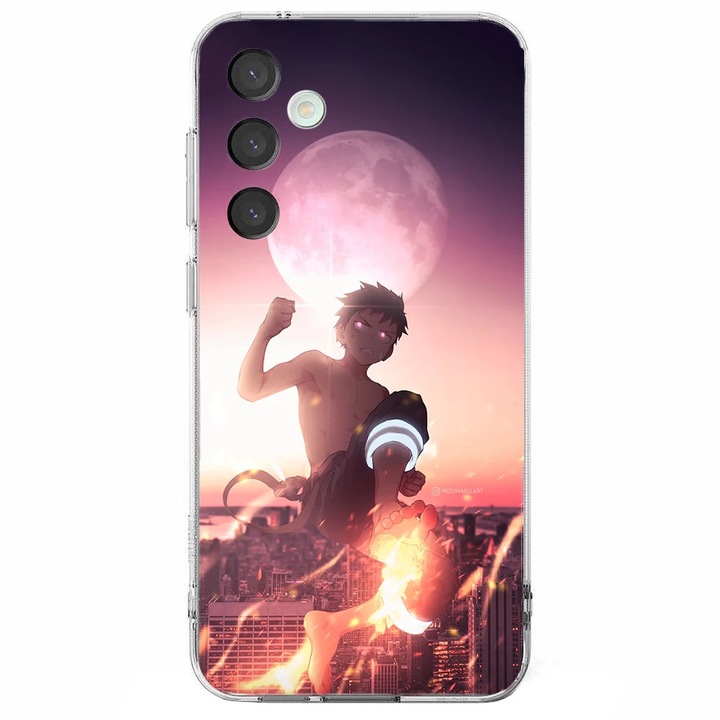 Husa telefon compatibila cu Samsung Galaxy A26, Viceversa, model Shinra Kusakabe Dr Stone, Silicon, TPU