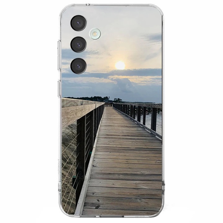 Husa telefon compatibila cu Samsung Galaxy A26, Viceversa, model Sunshine pontoon, Silicon, TPU