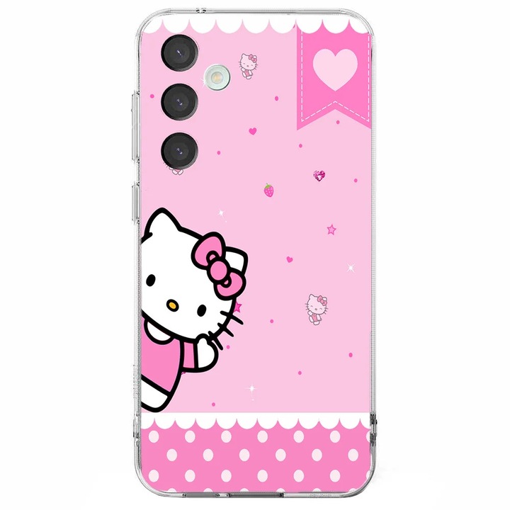 Husa telefon compatibila cu Samsung Galaxy S25 Ultra, Viceversa, model Sweety Hello Kitty, Silicon, TPU