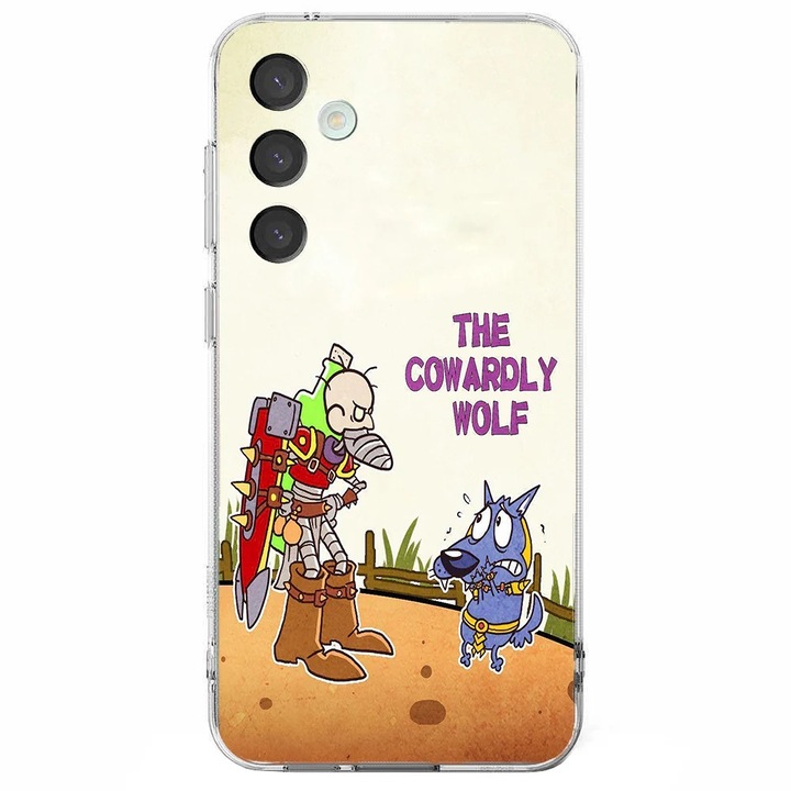 Калъф за телефон, съвместим с Samsung Galaxy S25, Viceversa, The cowardly wolf model, силикон, TPU