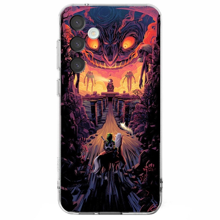 Husa telefon compatibila cu Samsung Galaxy S25, Viceversa, model The Legend of Zelda Majora Mask, Silicon, TPU