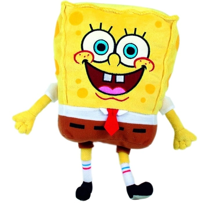 Jucarie de plus Virtual Trend®, SpongeBob SquarePants, 28 cm