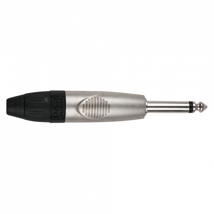 Conector Jack 6.3mm mono, Dap Audio, argintie, metalic