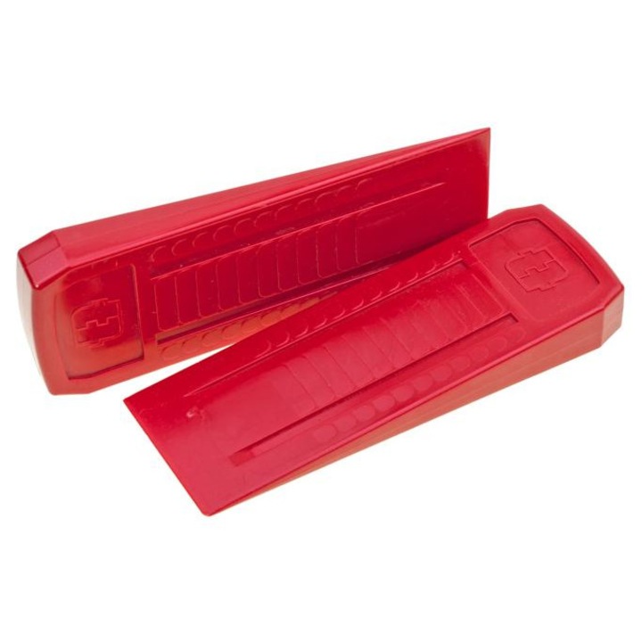 Pana pentru despicat lemne CEDRUS Polska, Plastic, 19 cm, rosu