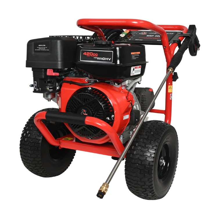 Aparat de spalat cu presiune Media Line MSP 300, motor 15 CP, benzina, presiune 303 bar, debit 15.8 l/min