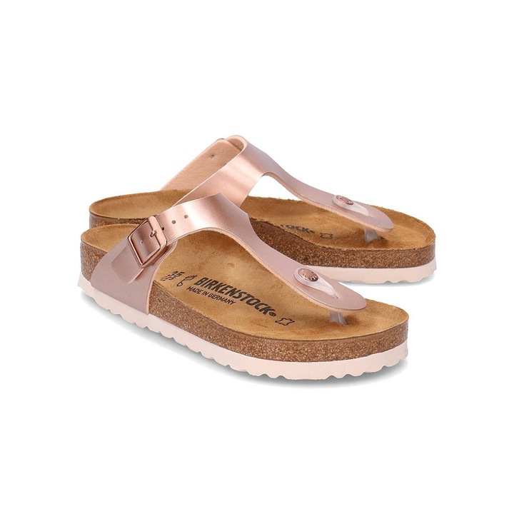 Birkenstock Gizeh gyerek papucs, szintetikus, állítható csattal, rózsaszín, 36 EU