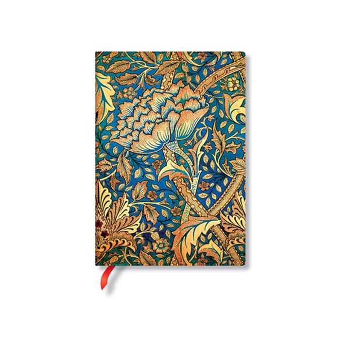 Caiet Paperblanks Morris Windrush, Midi, linii largi, coperta moale, 88 de coli