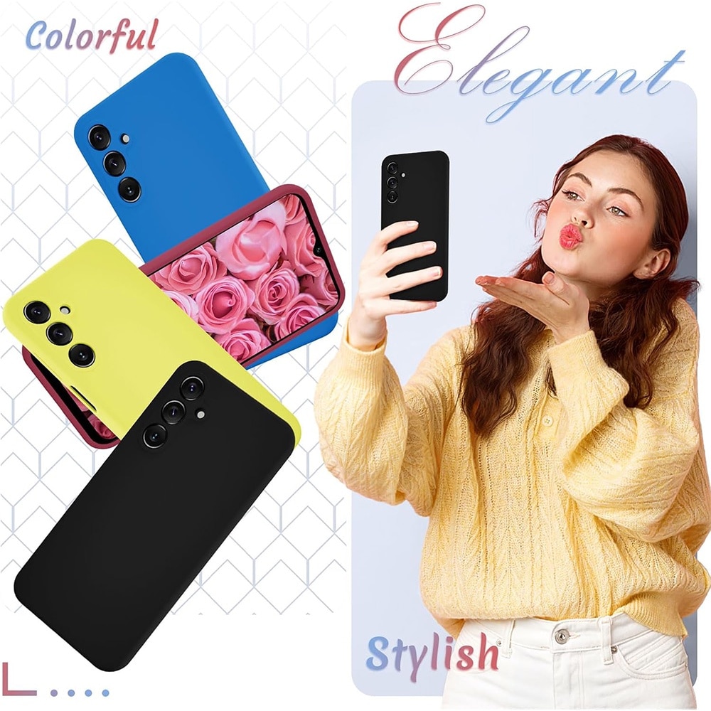 BestCase® Husa pentru Google Pixel 9a, Slim SIlicon 0.8MM, Protectie Camera, Rezistenta la uzura, Negru mat