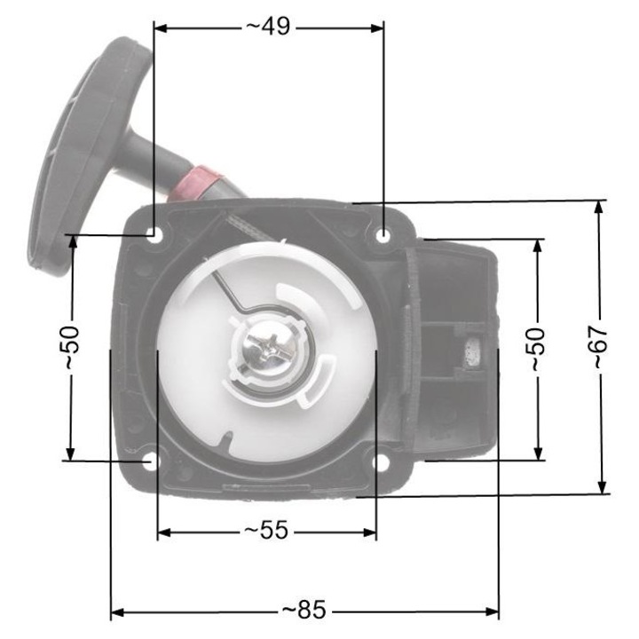 Demaror Nac Cg260B; Wlbc260-2Zxu, pentru motocositoare Market Nz476