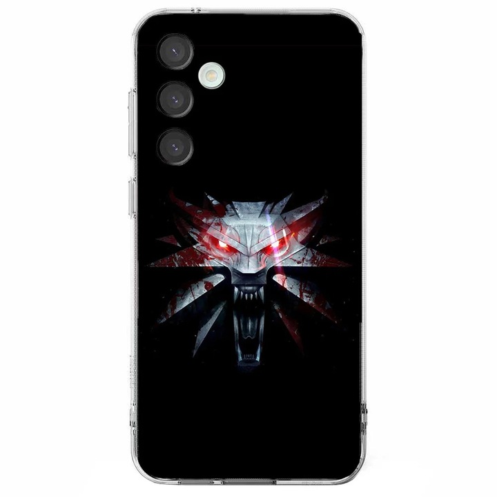 Husa telefon compatibila cu Samsung Galaxy A26, Viceversa, model Wolf Necklace The Witcher, Silicon, TPU