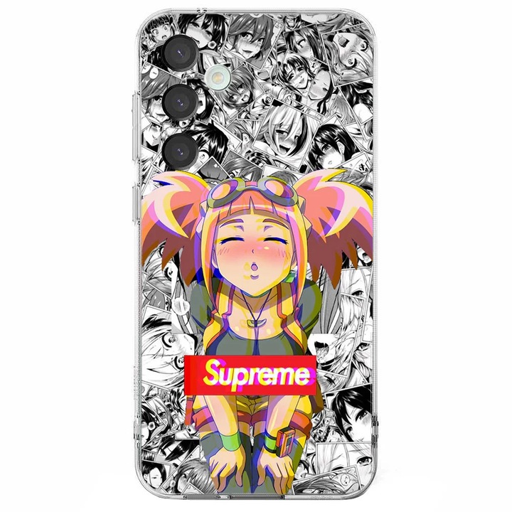 Husa telefon compatibila cu Samsung Galaxy S24 FE, Viceversa, model Zoe Dino rey Ahegao Supreme, Silicon, TPU