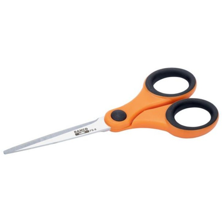Foarfeca BAHCO, 8 cm, 165 mm, inox, pentru taiere flori, cu varfuri rotunjite