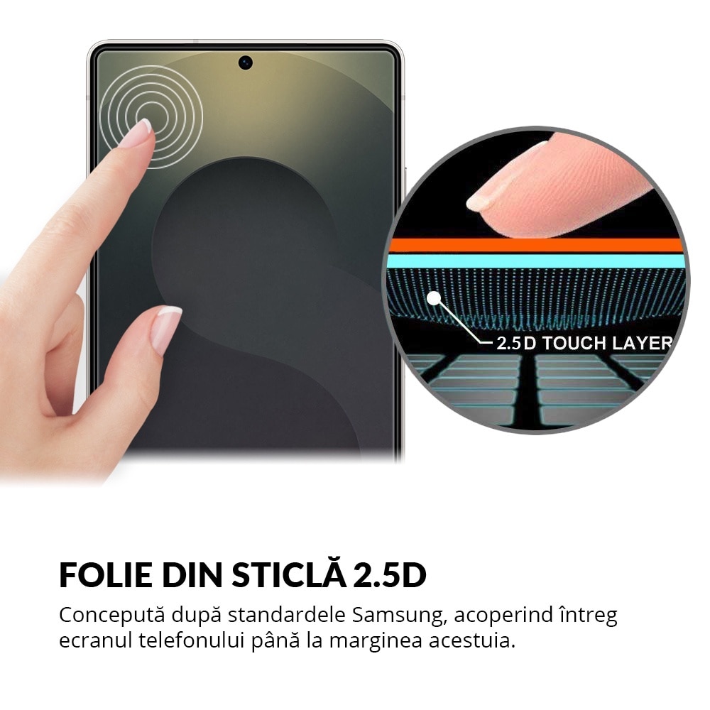 Folie Sticla Dr.Shield, Compatibil Samsung Galaxy S26 Ultra, Full Glue, Protectie Profesionala 2.5D