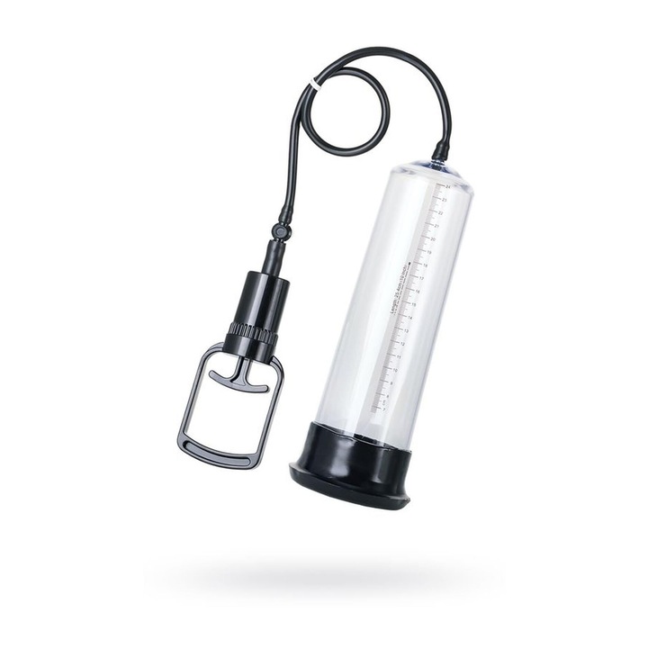 Секс помпа Lola Toys, Прозрачен, 27.5 см, Комплект 3 пръстена за пенис