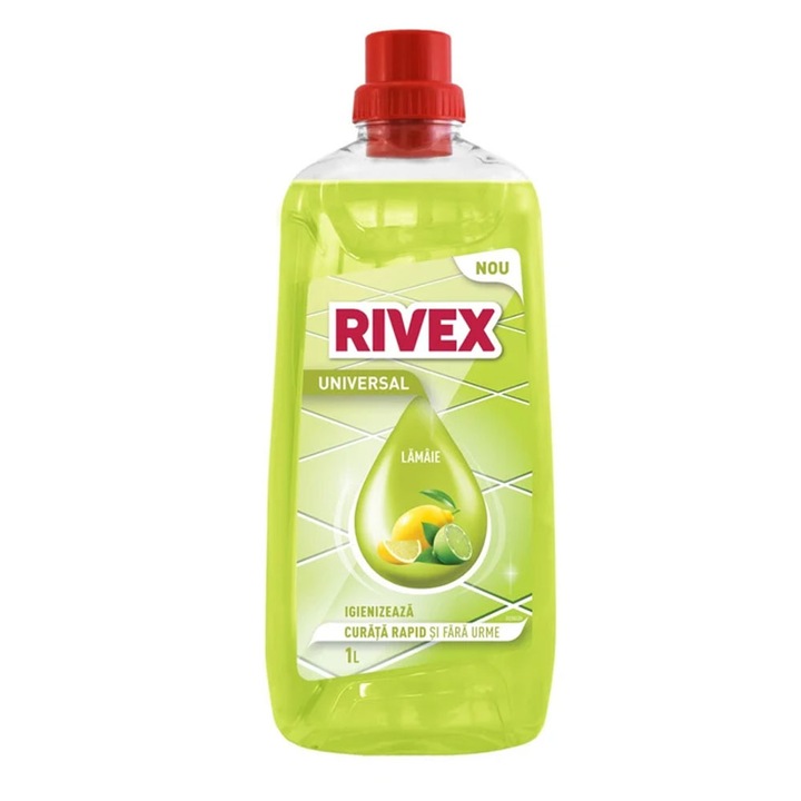 Опаковка от 2 X Rivex Lemon Universal Detergent Solution 1000 ml