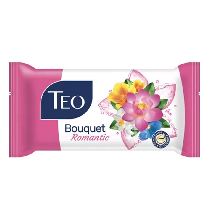 Опаковка от 10 X Teo Soap Bouquet Romantic 3бр x 70g
