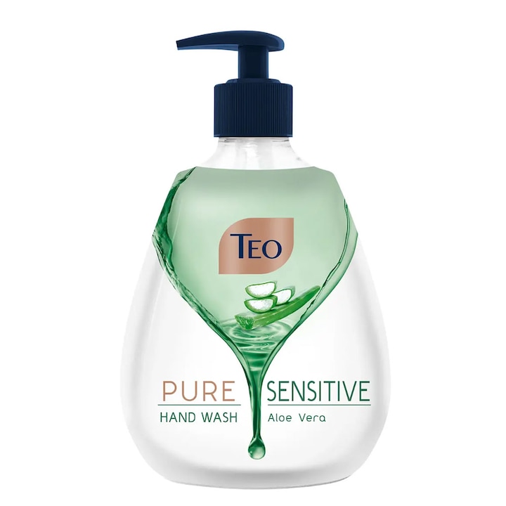 Опаковка от 3 X Teo Rich Milk Pure Sensitive течен сапун 400 мл