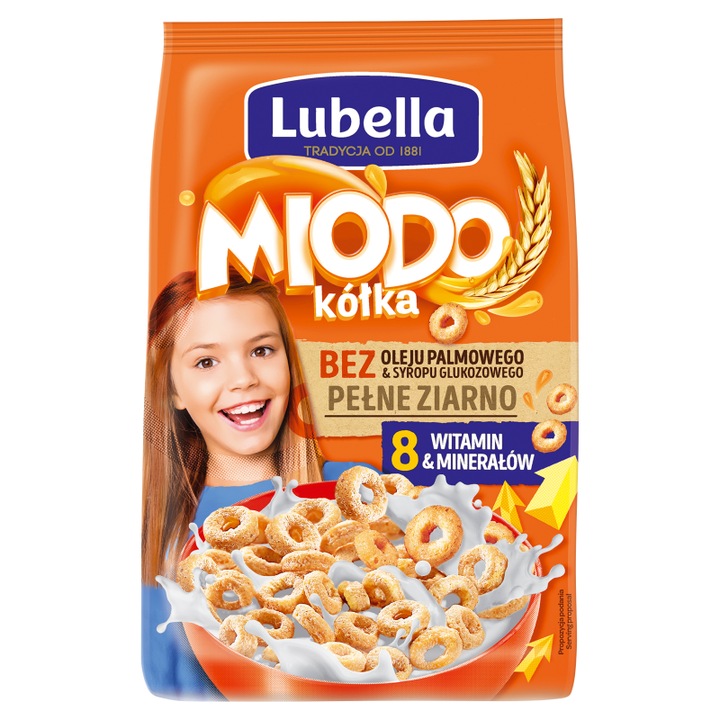 Cereale Lubella Miodo, 250g, cu miere, bogate in vitamine