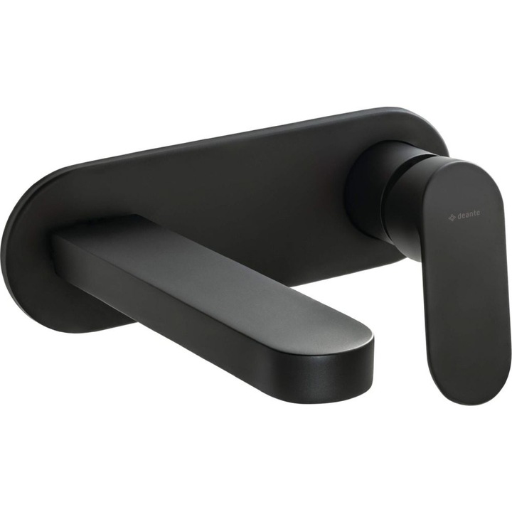 Смесител за мивка за вграждане Deante Alpinia, Матово черен