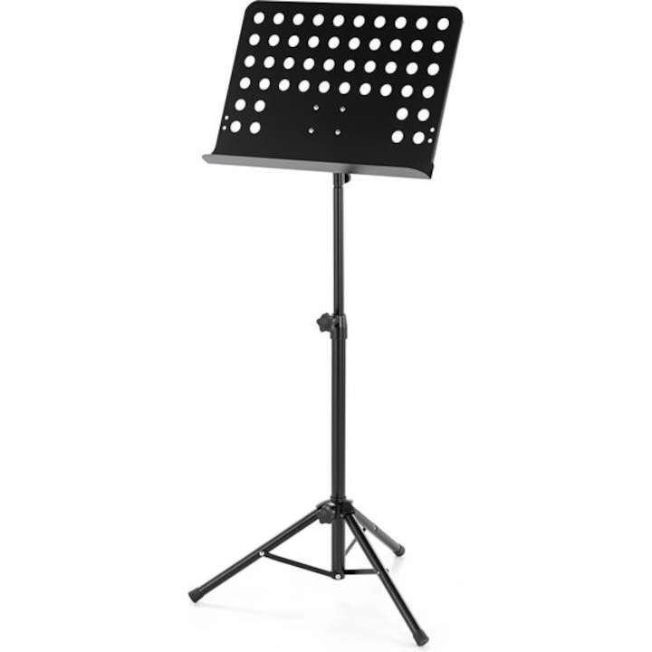 Suport partituri, Thomann, Orchestra Stand Deluxe, negru, 3 kg
