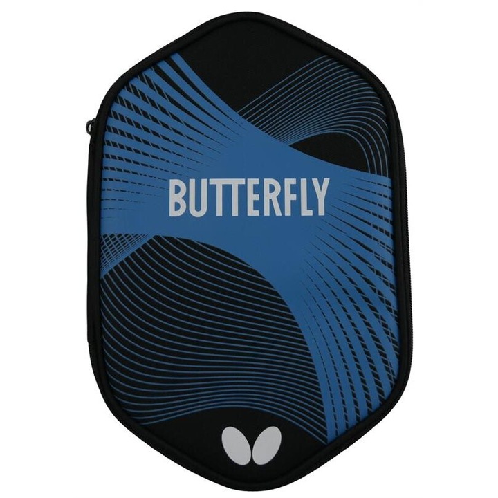 Калъф за гребла за тенис на маса Butterfly Curve Case II, черно-син