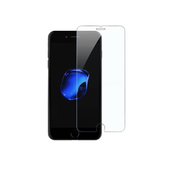 Folie sticla MatTech, compatibila cu iPhone 7 / 8 / SE 2020 / SE 2022, Case Friendly, 2.5 D, Grosime de 0.3mm, Duritate 9H, Anti-Fingerprint, Margini Rotunjite, Transparent