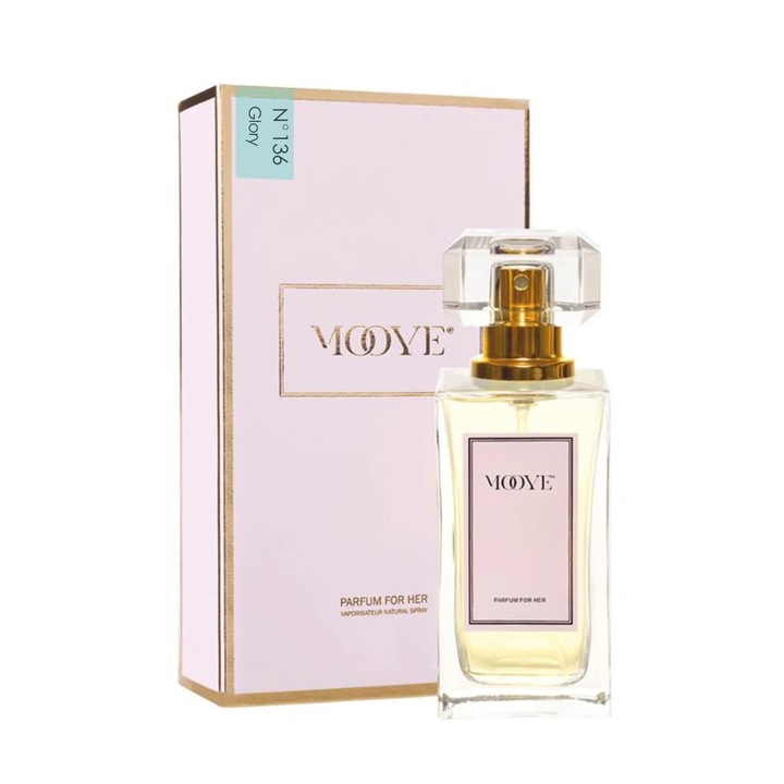 Дамски парфюм Mooye Glory, нотки на манго и жасмин, 50 мл