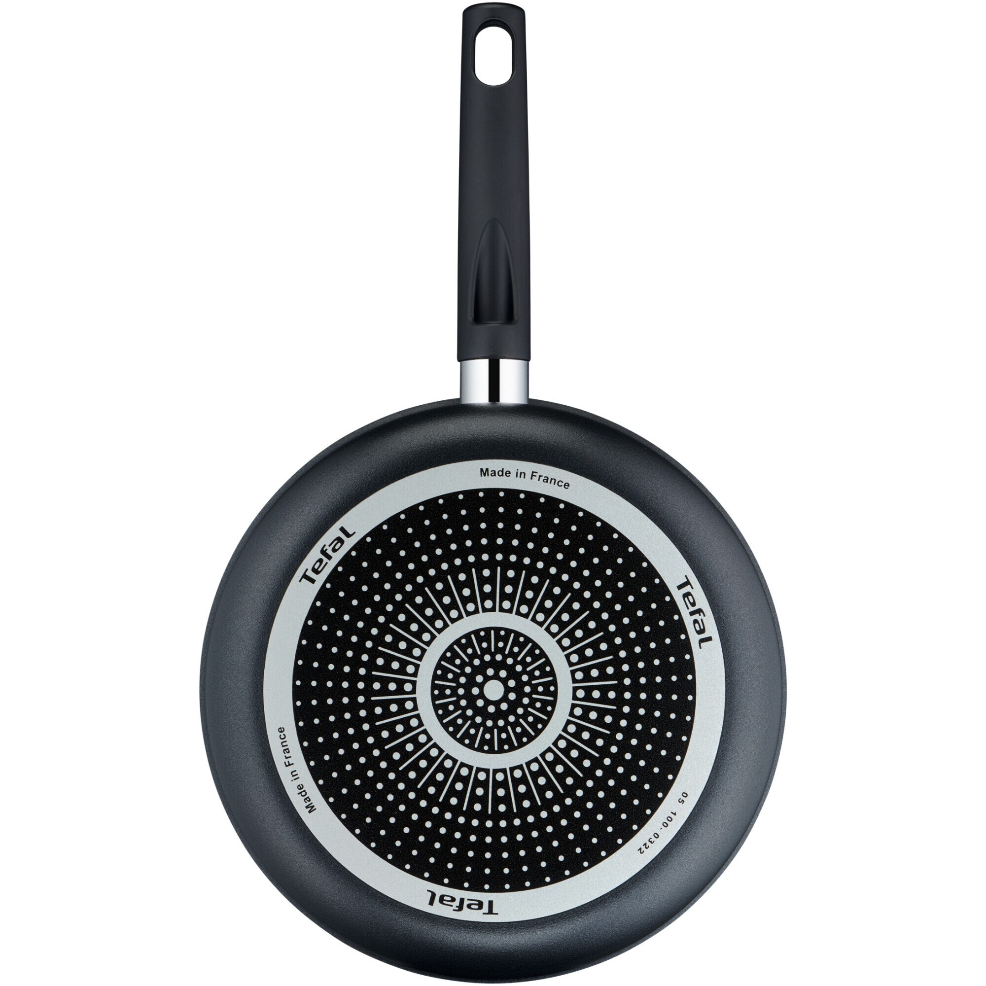 Tigaie cu capac de sticla Tefal Simplicity+, invelis antiaderent ...
