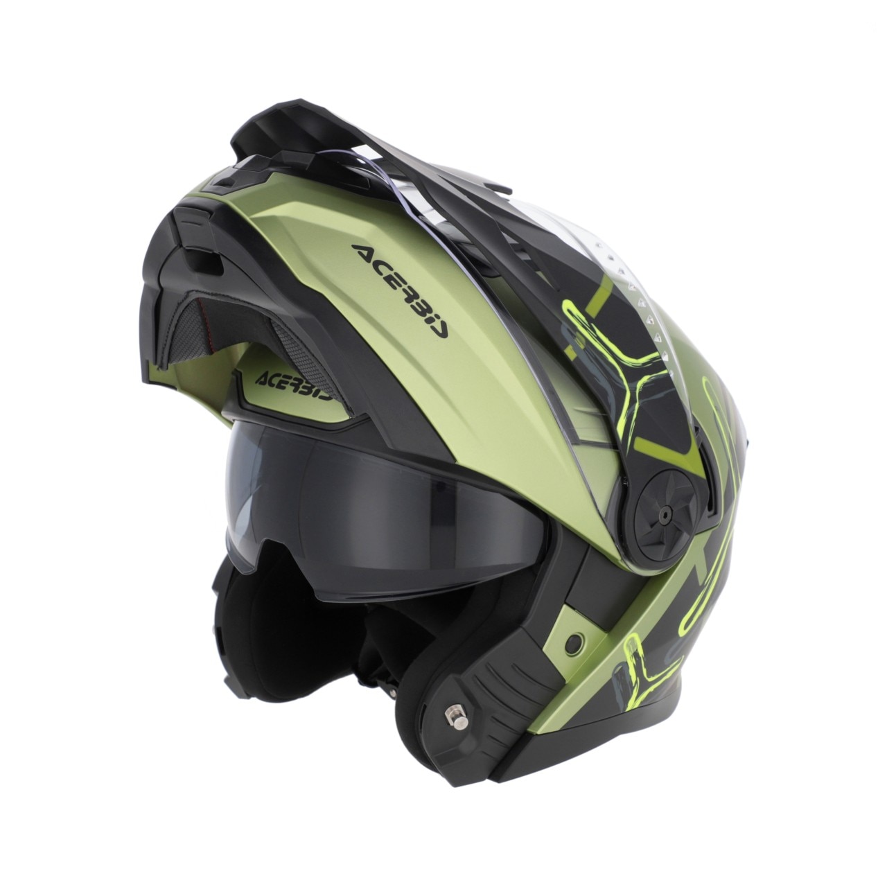 Casca Moto, Acerbis, Flipup Rider Graphic, XL Verde - eMAG.ro