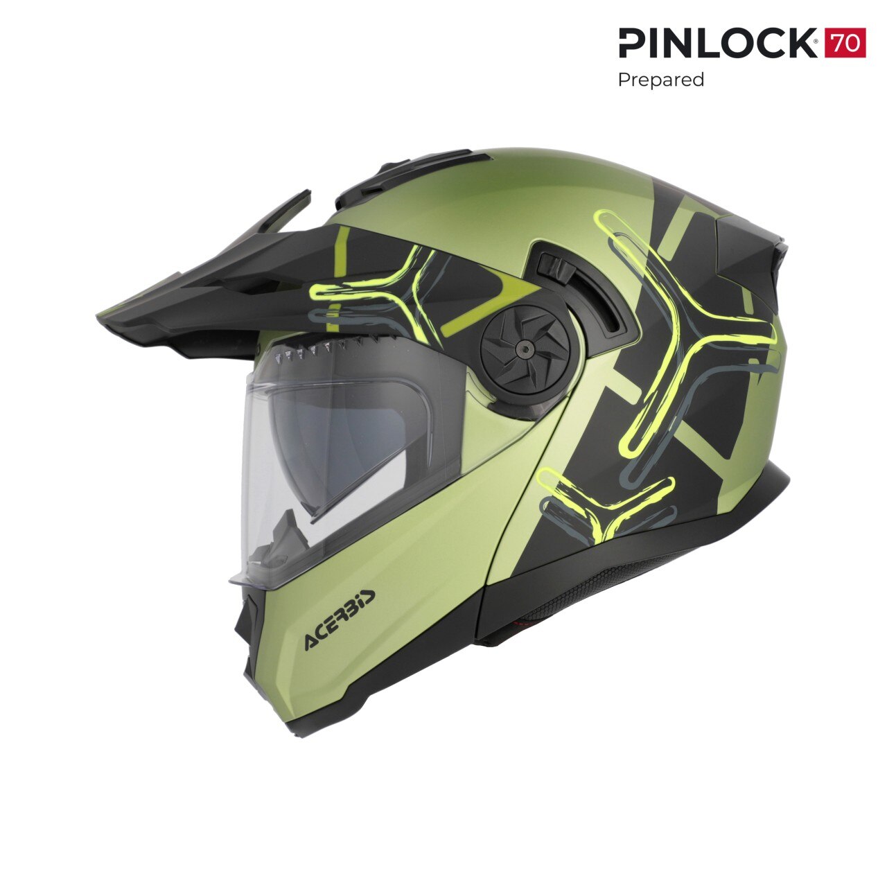 Casca Moto, Acerbis, Flipup Rider Graphic, XL Verde - eMAG.ro