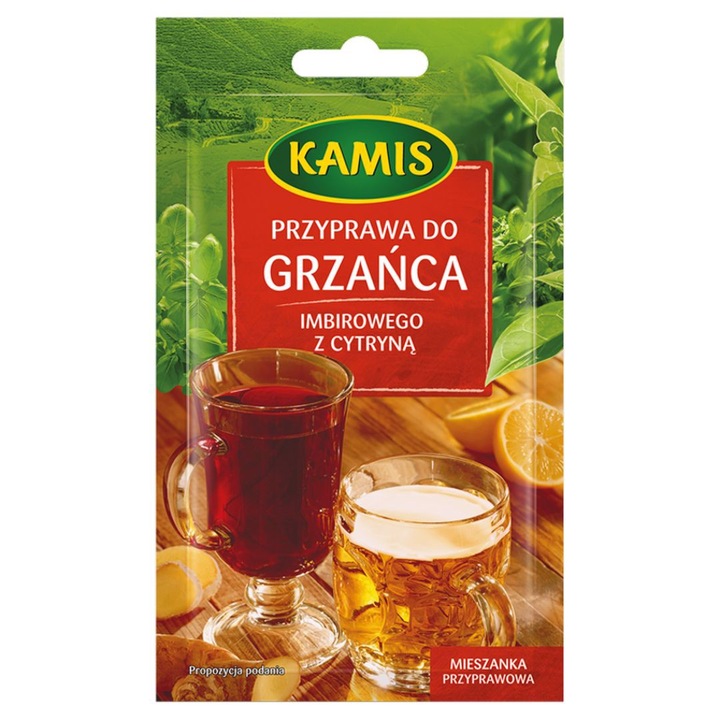 Amestec de condimente pentru vin fiert Kamis 25g, cu ghimbir si coaja de lamaie