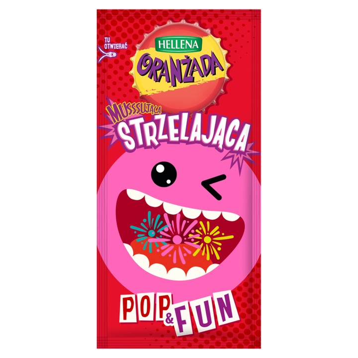 Pudra efervescentă Colian Hellena pentru înghețată, 6 g