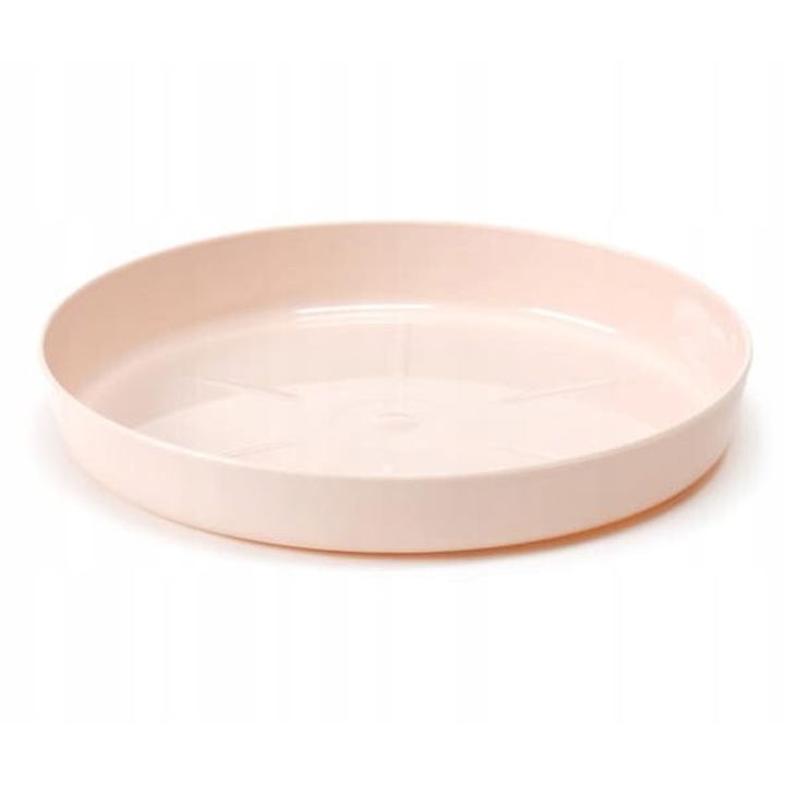 Suport pentru ghiveci Lamela, 28x4,1cm, plastic, culoare bej deschis