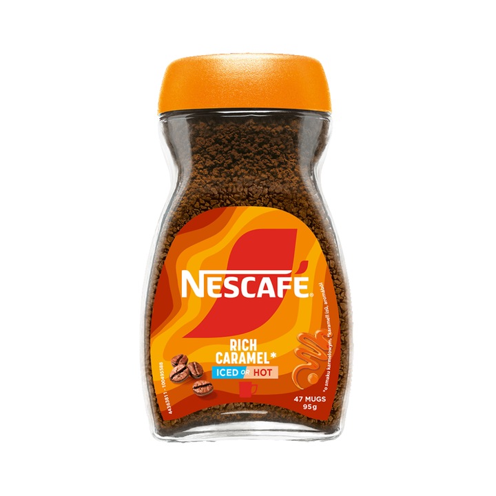 Karamell ízű instant kávé, Nestle, 95 g
