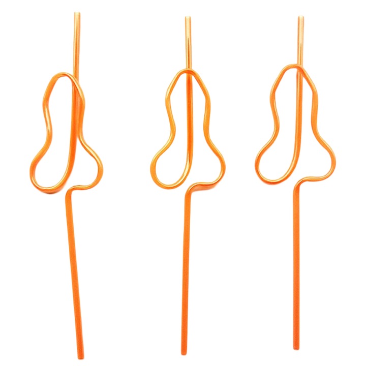 3 броя луди сламки за деца и възрастни, пластмасови сламки за многократна употреба за пиене за дейности в клас за Свети Валентин